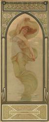 BARSE, JR. (1861-1938). [THE TIMES OF DAY / FAIRY SOAP.] Group of 4 decorative panels. 1904. 19x8 inches, 48x20 cm. American Lithograph